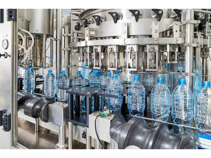 photo of water bottles being filled